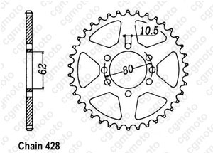 Couronne Yz 50 - Yz 60