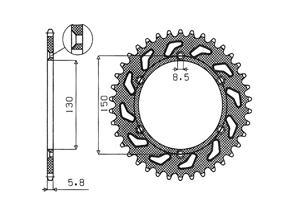 Kit Alu YAMAHA YZ250 F 06-09