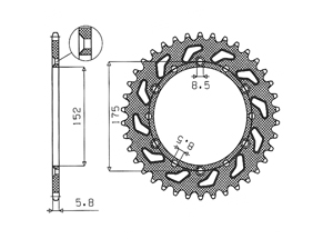 Kit Alu YAMAHA TT250 R 93-