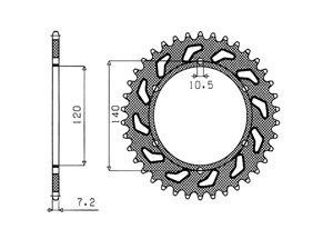 Kit Alu KAWASAKI ZX-6R 600 95-97