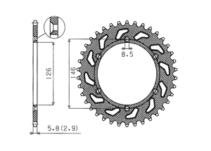 Kit Alu SUZUKI DR-Z 400 E 00-