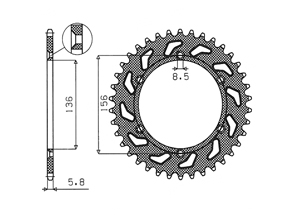 Kit Alu GASGAS EC125 00-02