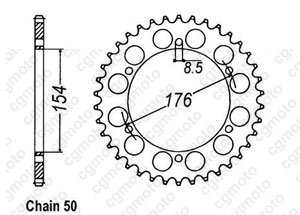 Couronne Vfr 750 Rc36 90-98
