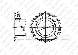 Couronne Sachs 125 Zz 98-00