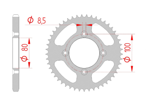 Couronne Acier Pas 428 ajp