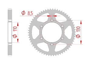 Couronne Acier Pas 420 cpi