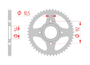 Couronne Acier Pas 420 mbk