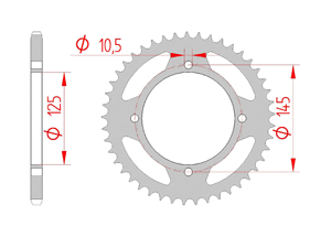 Couronne Acier Pas 520 mz