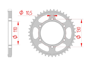 Couronne Acier Pas 525 suzuki