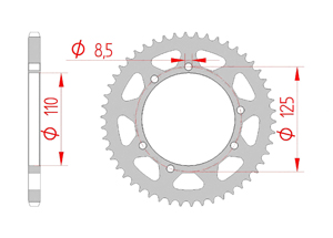 Couronne Acier Pas 420 suzuki