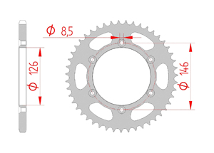 Couronne Acier Pas 520 suzuki