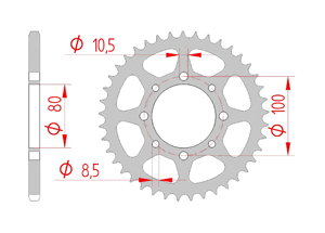 Couronne Acier Pas 520 N.A. suzuki