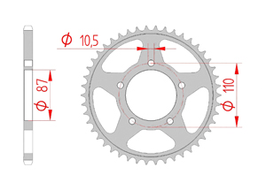 Couronne Acier Pas 520 suzuki