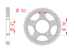 Couronne Acier Pas 530 suzuki