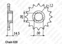 Pignon Cbx 1000 Z 79-80